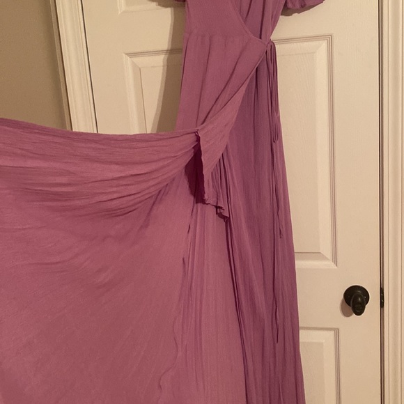 Purple wrap maxi - Picture 2 of 3